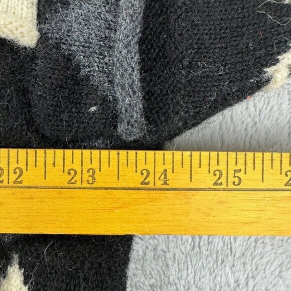 Vintage Coogi Australia Men's Size XL Pure Wool Knit Sweater Black / Cream - Picture 11 of 14